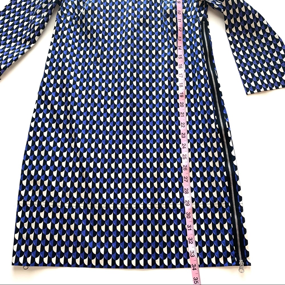 JCrew Jet Set Geometric Side Zip Shift Dress - Picture 14 of 15